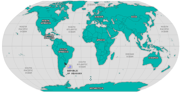 Location in the world
