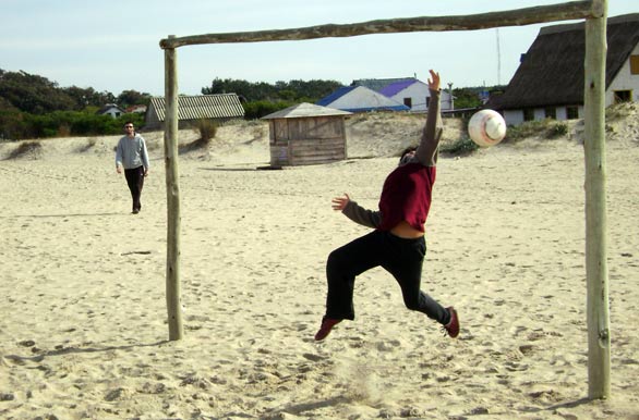 Futebol na praia - Valizas / Aguas Dulces