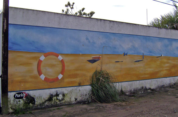El mar en los murales - La Pedrera