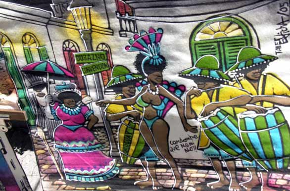 Candombe e arte plástico - Montevidéu