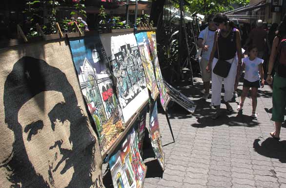 Pinturas artísticas na cidade - Montevidéu