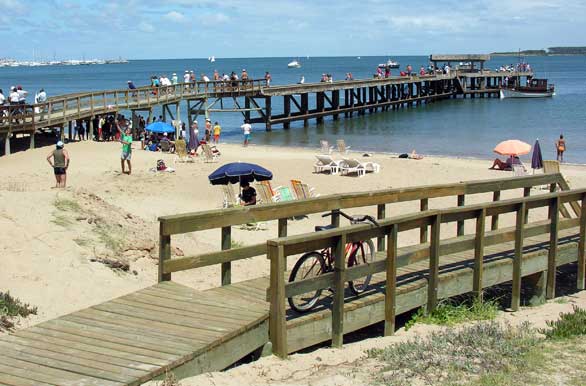 Deck da praia - Punta del Este