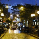 Atraente rua Uruguai